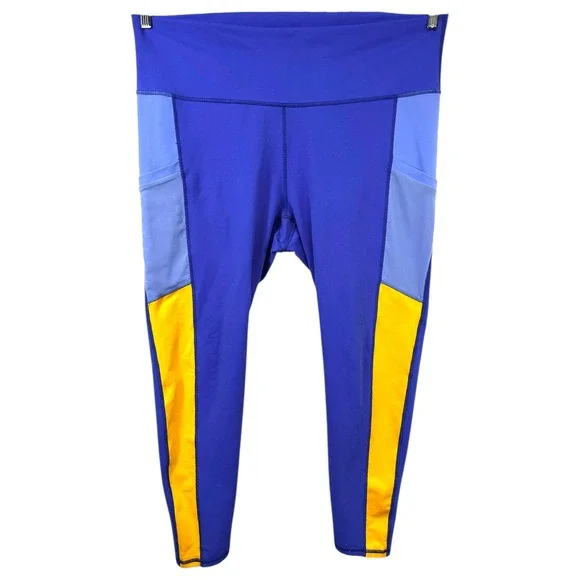 Fabletics Plus Size 3X Leggings Power Hold High Waisted Side Pockets 323 - Picture 2 of 8